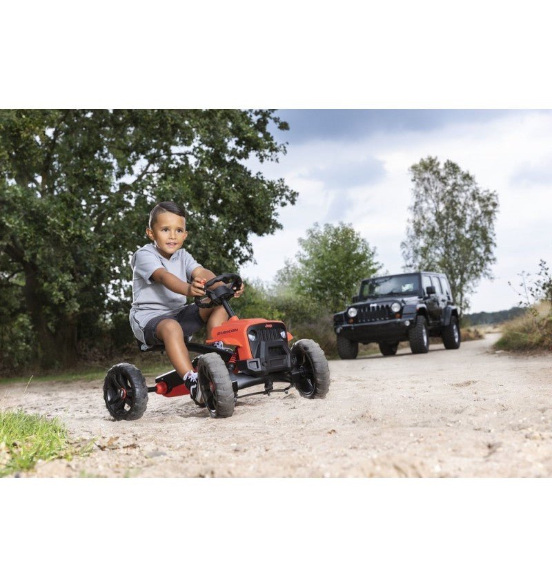 Buzzy Jeep Rubicon | Go Kart a pedal | BERG | 2 a 5 años - Jugueteria Renner