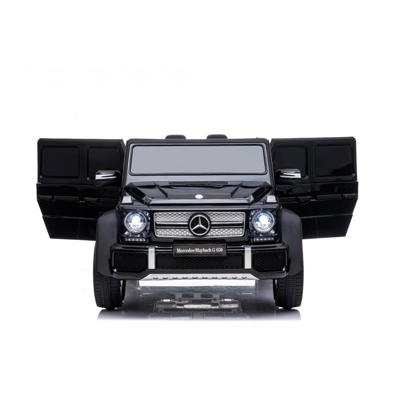 Mercedes G650 4x4 | Negro | Eléctrico | 12V | Control Remoto | RIIROO | 2 a 6 años | 100x62x52 cm - Jugueteria Renner
