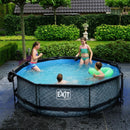 Piscina con filtro | Estructural | Circular | Color Piedra | Exit Toys | 6125 lts | 360x76 cm - Jugueteria Renner