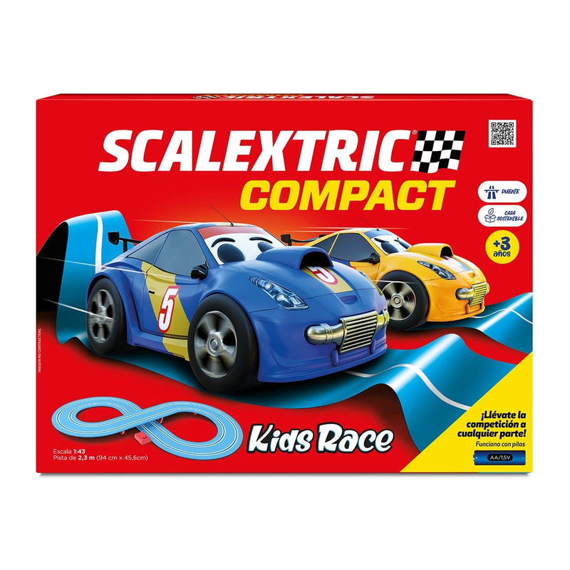 Kids Race | Pista Eléctrica | Scalextric | Escala 1:43 | 230 cm