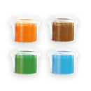 Plastilina Feel good | Colores naturaleza | 4x90 gr | SES Creative | + 1 año