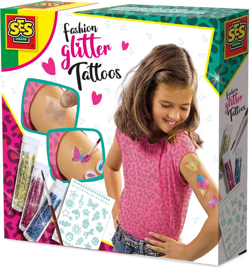 Tatuajes Fashion Glitter| Biodegradables | SES Creative | + 5 años