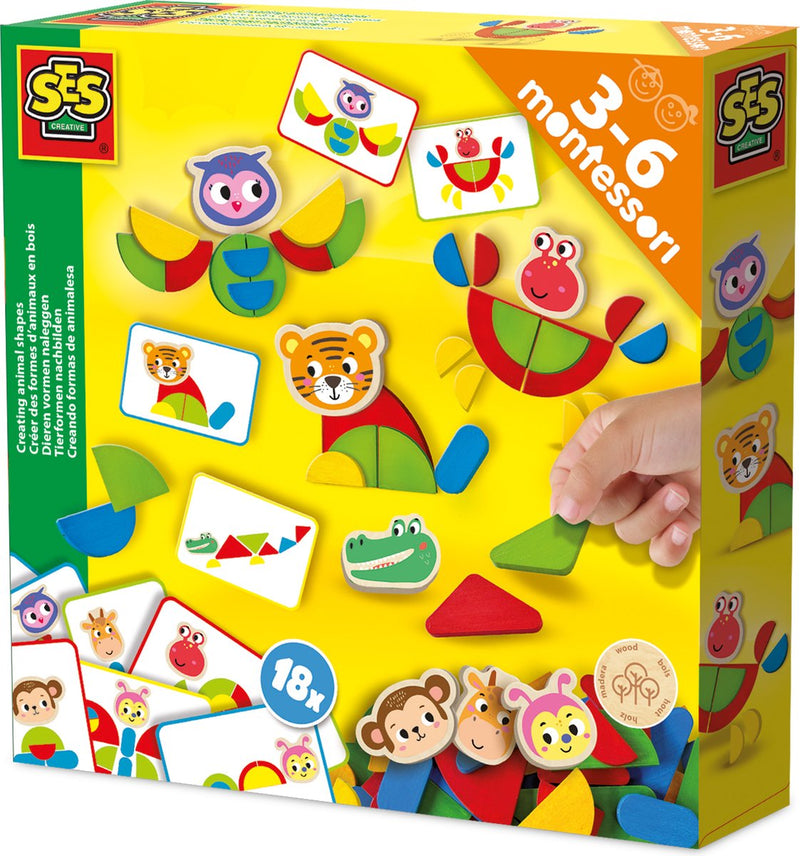 Figuras de Animales | Montessori | SES Creative | + 3 años