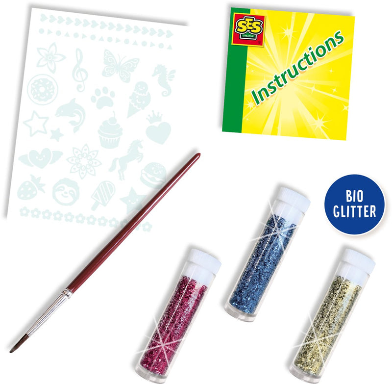 Tatuajes Fashion Glitter| Biodegradables | SES Creative | + 5 años