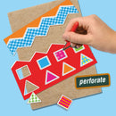 Set Educativo 3 en 1   | Mosaicos Tijeras Punzón | SES Creative | + 3 años