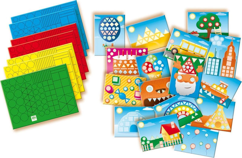 Mi primer set de formas  |  Stickers de colores  | SES Creative | + 3 años