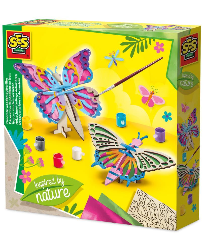 Decora Mariposas de Maderas | Inspiradas en la Naturaleza | SES Creative | + 5 años