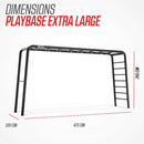 PlayBase | Pasamanos | Multi estación | Extra Largo XL | BERG | 470x100x245 cm