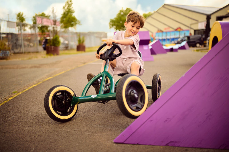 Buddy Retro Verde | Go Kart a Pedal | BERG | 3 a 8 años