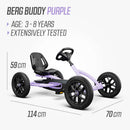 Buddy Purpura | Con Freno de Mano | Go Kart a Pedal | BERG | 3 a 8 años