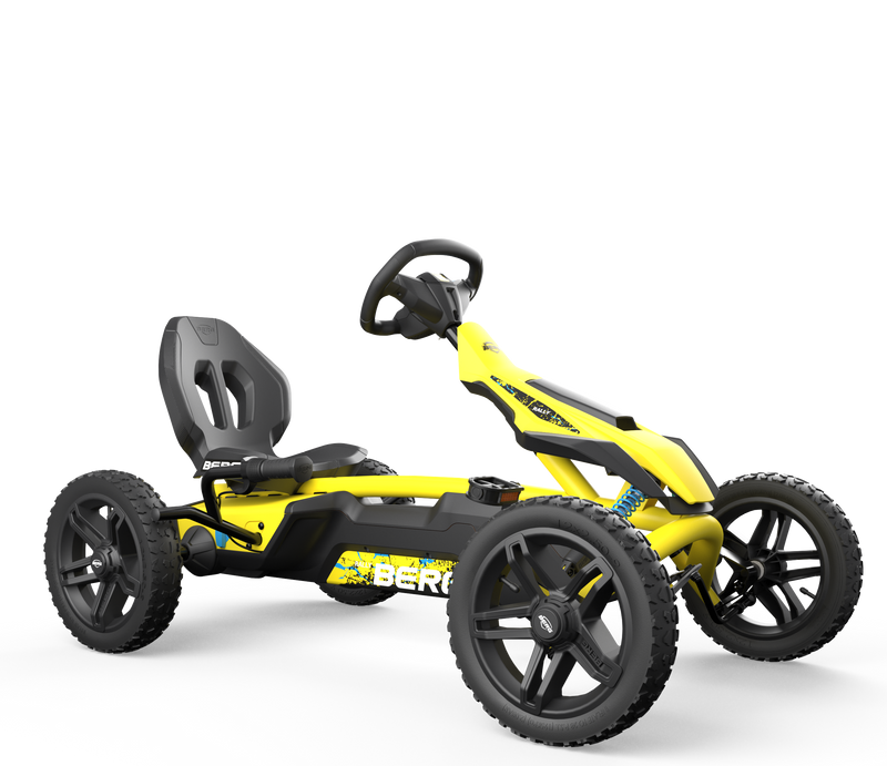 Rally DRT | Amarillo | 3 Cambios | Go Kart a Pedal | BERG | 4 a 12 años | 110 a 150 cm