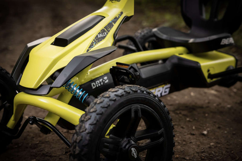 Rally DRT | Amarillo | 3 Cambios | Go Kart a Pedal | BERG | 4 a 12 años | 110 a 150 cm