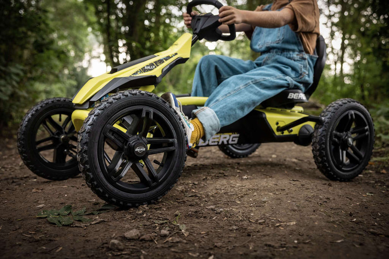 Rally DRT | Amarillo | 3 Cambios | Go Kart a Pedal | BERG | 4 a 12 años | 110 a 150 cm