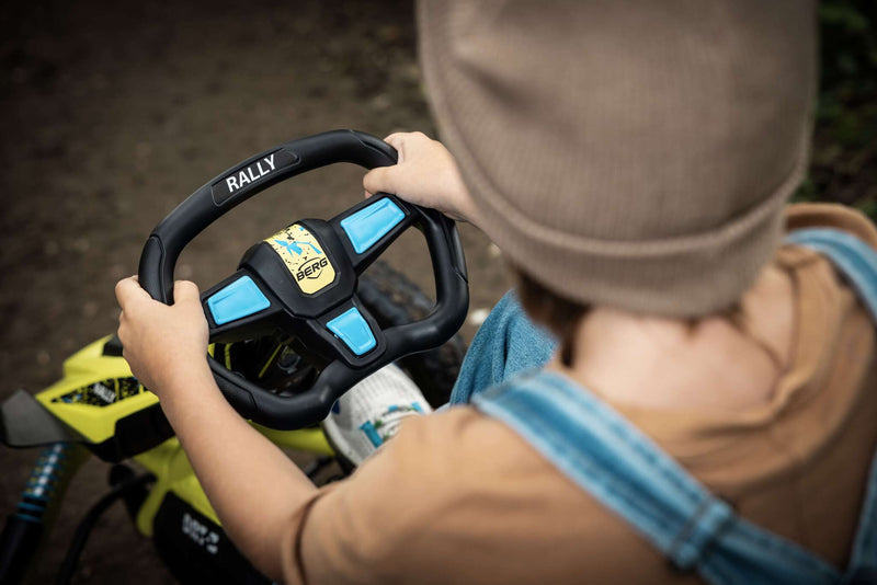 Rally DRT | Amarillo | 3 Cambios | Go Kart a Pedal | BERG | 4 a 12 años | 110 a 150 cm