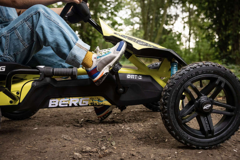 Rally DRT | Amarillo | 3 Cambios | Go Kart a Pedal | BERG | 4 a 12 años | 110 a 150 cm