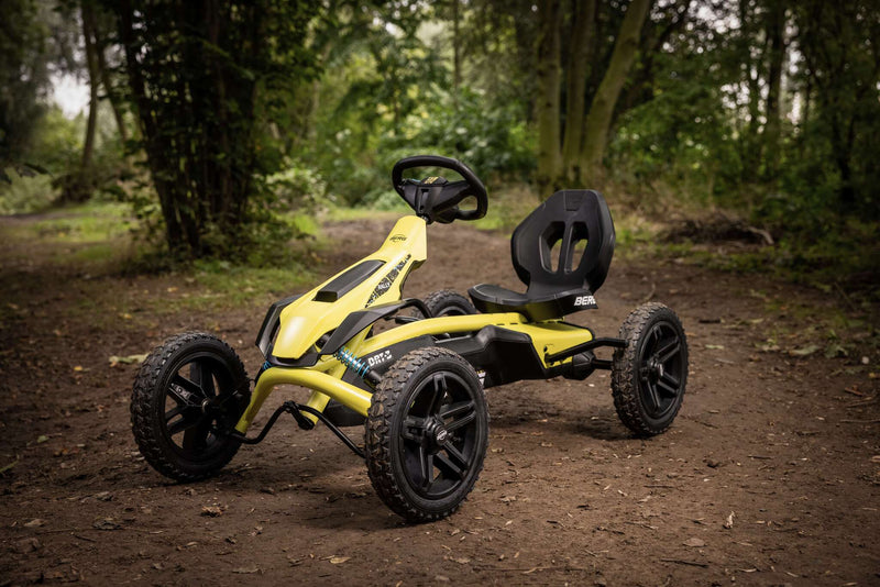 Rally DRT | Amarillo | 3 Cambios | Go Kart a Pedal | BERG | 4 a 12 años | 110 a 150 cm