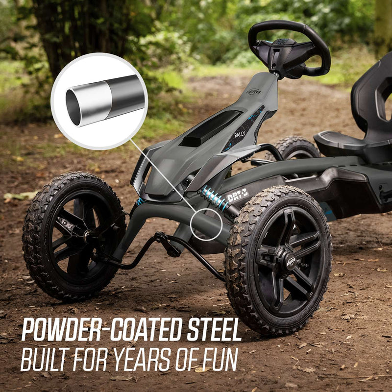 Rally DRT Black | 3 Cambios | Go Kart a Pedal | BERG | 4 a 12 años | 110 a 150 cm