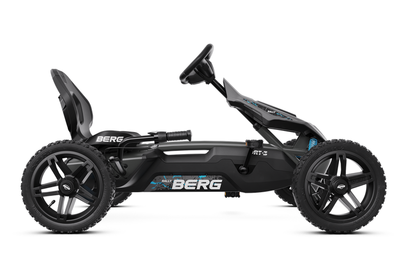 Rally DRT Black | 3 Cambios | Go Kart a Pedal | BERG | 4 a 12 años | 110 a 150 cm