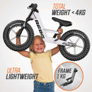 Biky Cross Blanca | Con Freno | Bicicleta de balance | Bicicleta de equilibrio | BERG |  2.5 a 5 años
