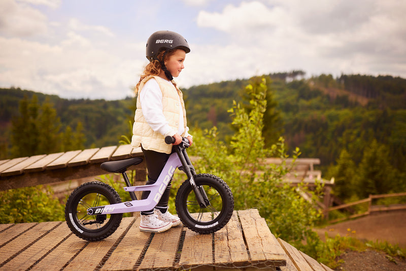 Biky Cross Purpura | Con Freno | Bicicleta de balance | Bicicleta de equilibrio | BERG |  2.5 a 5 años