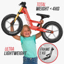 Biky Cross Roja | Con Freno | Bicicleta de balance | Bicicleta de equilibrio | BERG |  2.5 a 5 años