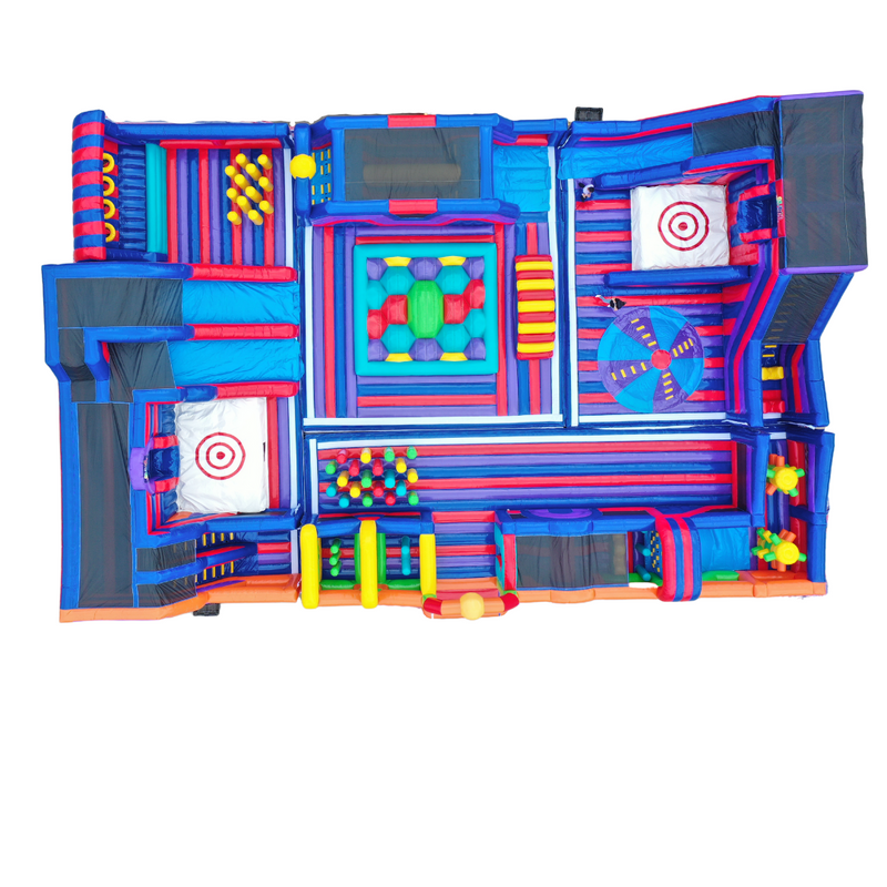 X10 | Parque Inflable | Juegos Inflables | HappyBounce - Avyna | 28x18 mts