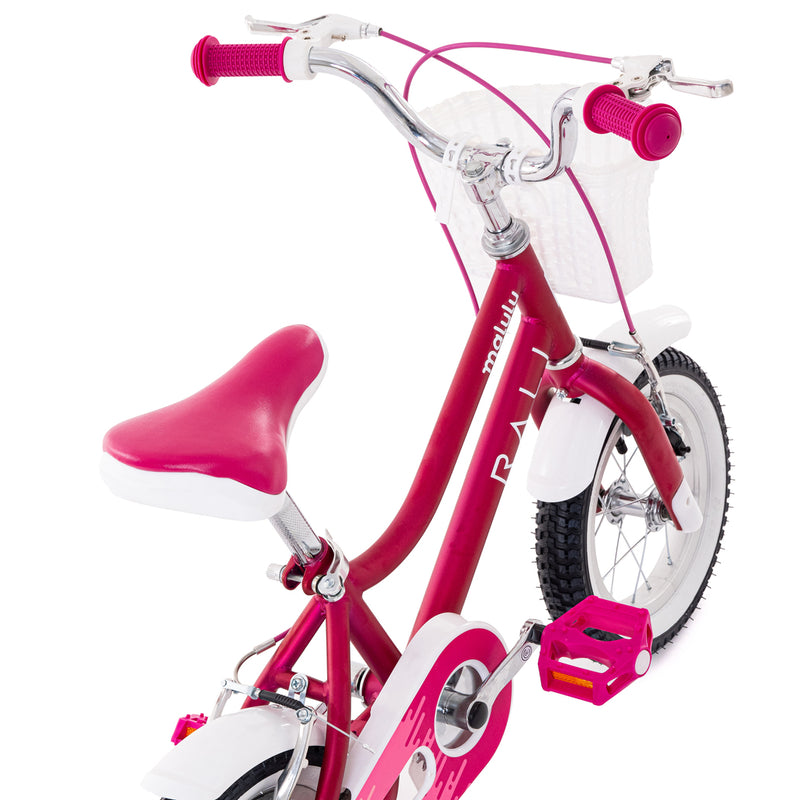 Bicicleta Infantil | Malulu | Rali | Aro 12 | Purpura | 90 a 105 cm | 2 a 5 años