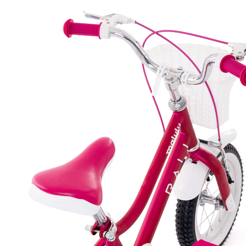 Bicicleta Infantil | Malulu | Rali | Aro 12 | Purpura | 90 a 105 cm | 2 a 5 años
