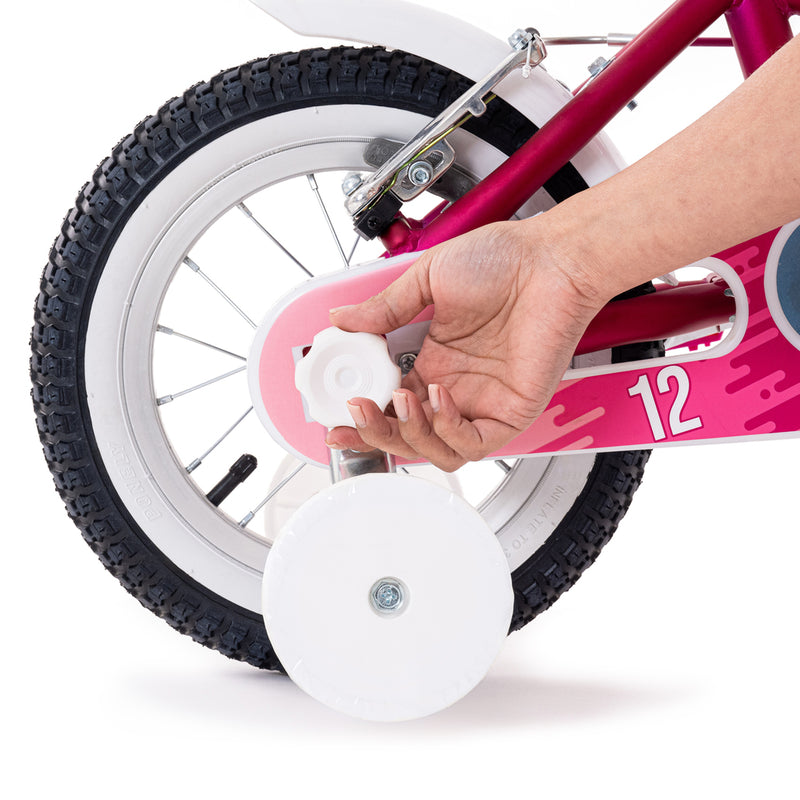 Bicicleta Infantil | Malulu | Rali | Aro 12 | Purpura | 90 a 105 cm | 2 a 5 años