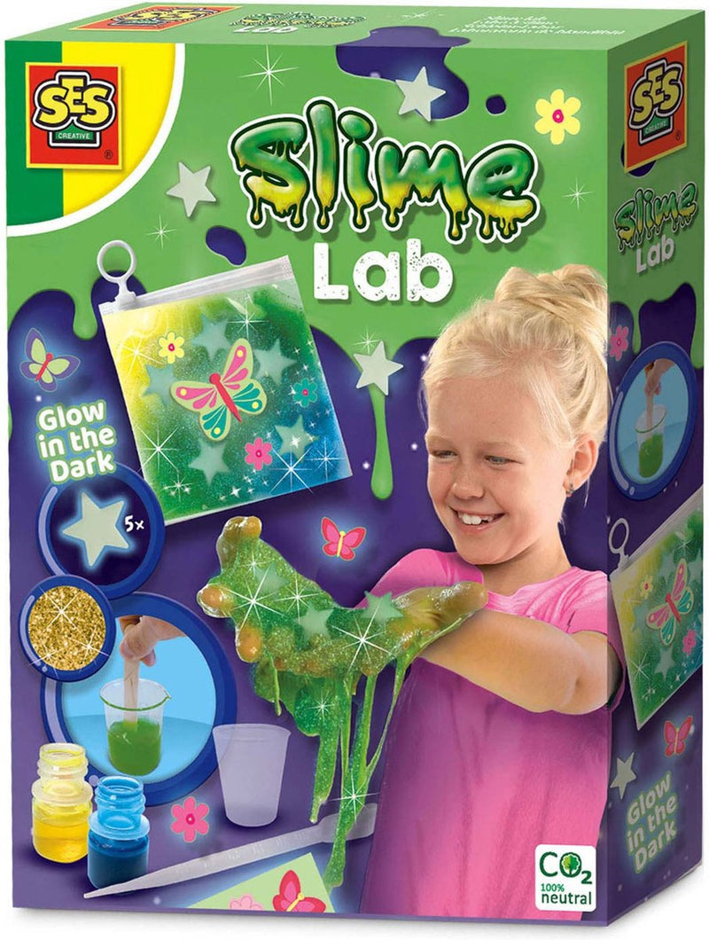 Laboratorio de Slime | Brilla en la oscuridad | SES Creative | + 8 años
