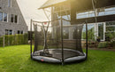 Favorit BERG Inground | Cama elástica Premium Circular con Red Lateral | 330 cm (11 pies) | Juega libre + Se ve increíble
