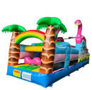 Carrera Obstaculo | Trópico | Juego Inflable | Renner | 7.5 x 2.4 mts