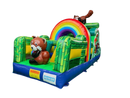 Carrera Obstaculo | Selva mágica  | Juego Inflable | Renner | 7.5 x 2.4 mts