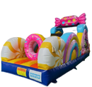 Carrera Obstaculo | Caramelo | Juego Inflable | Renner | 7.5 x 2.4 mts