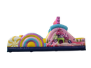 Carrera Obstaculo | Caramelo | Juego Inflable | Renner | 7.5 x 2.4 mts