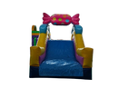 Carrera Obstaculo | Caramelo | Juego Inflable | Renner | 7.5 x 2.4 mts