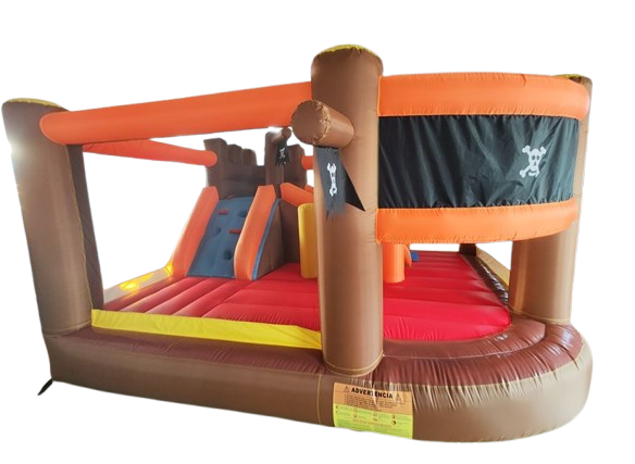 Multipropósito Pirata | Inflable | Renner | 2 a 7 años | 400x340x220 cm