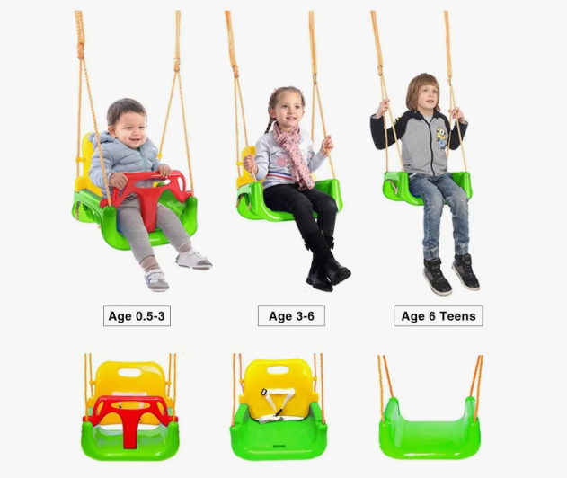 Columpio Silla 3 En 1 Ajustable | Portatil | Asiento de bebé