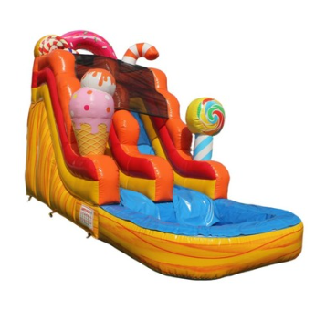 Tobogán Acuático Candy | Juego Inflable | National I 6.0x2.7x4.2 mts