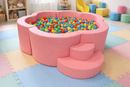 Piscina de Pelotas Soft Flower Deluxe  I Pink 200x200x60 cm I Renner