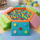 Centro de Juego Soft Hexagonal Deluxe I 250x250x40 cm I Renner