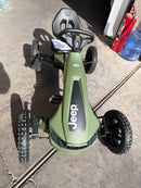 Rally Jeep Cherokee | Verde | Go Kart a Pedal | BERG | 4 a 12 años | 110 a 150 cm | Auto sin freno de mano