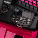 Jeep Doble Asiento | Rosado | Eléctrico | 12V | Control Remoto | 1 a 7 años | 100x67x69 cm