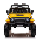 Jeep Doble Asiento | Amarillo | Eléctrico | 12V | Control Remoto | 1 a 7 años | 100x73x78 cm