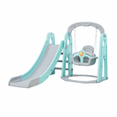 Resbalín con Columpio Infantil 2 en 1 I Celeste Pastel I Centro de juegos I 1 a 5 años