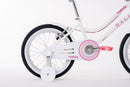 Bicicleta Infantil | Malulu | Rali | Aro 16 | Blanca | 105 a 120 cm | 4 a 6 años