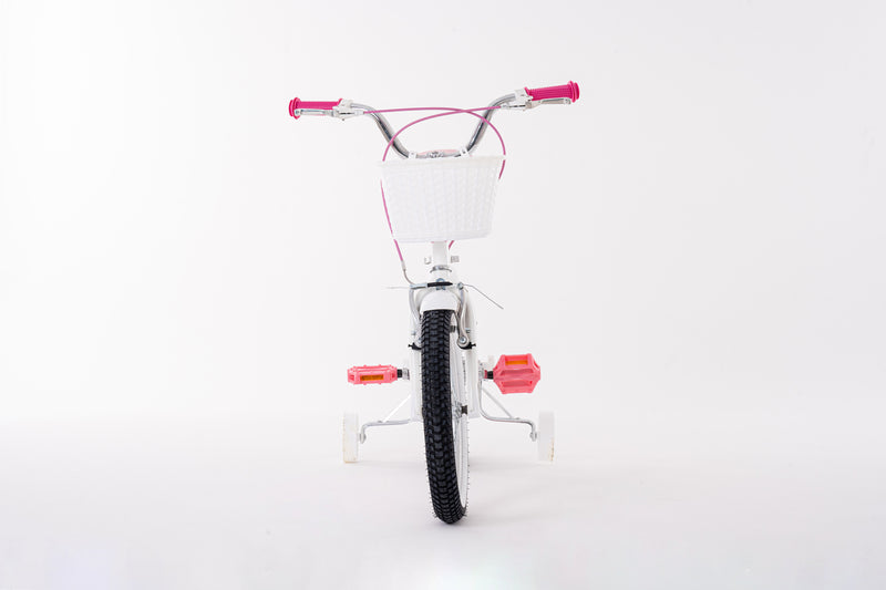 Bicicleta Infantil | Malulu | Rali | Aro 16 | Blanca | 105 a 120 cm | 4 a 6 años