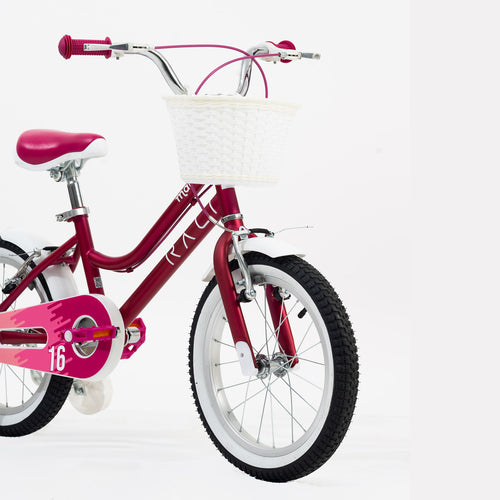 Bicicleta Infantil | Malulu | Rali | Aro 16 | Purpura | 105 a 120 cm | 4 a 6 años