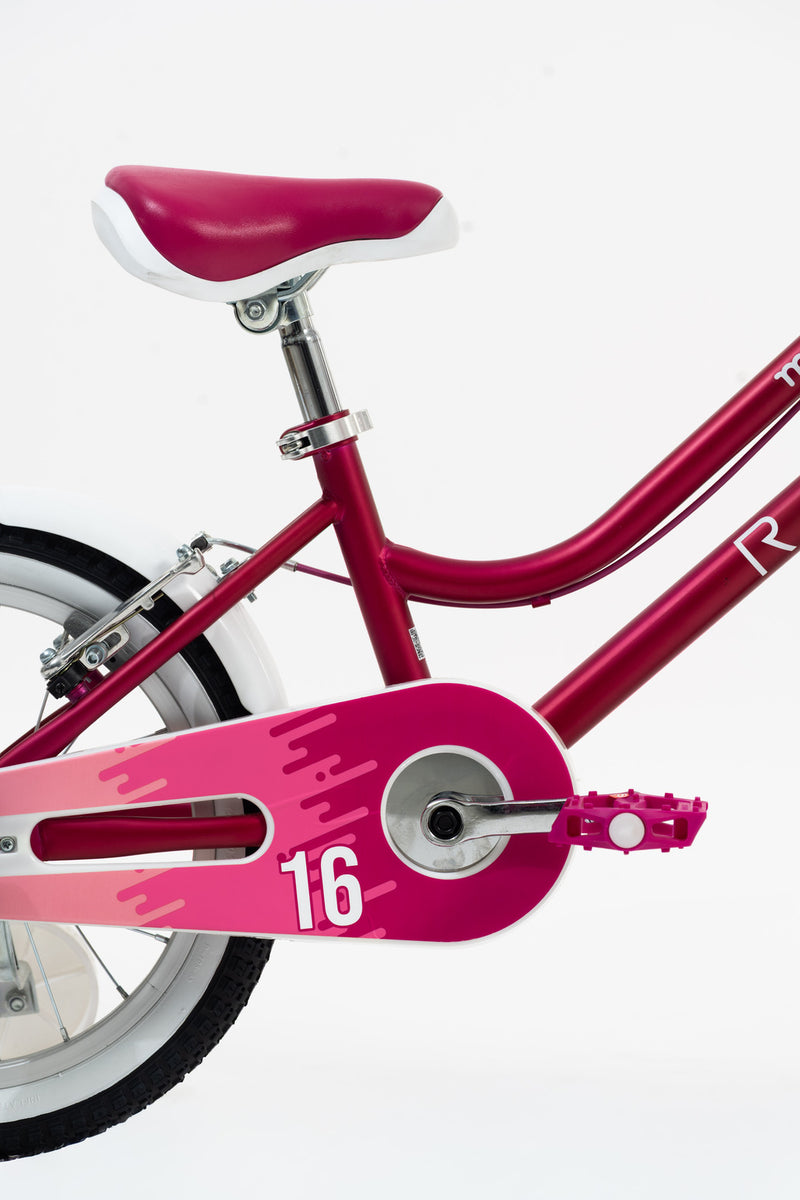 Bicicleta Infantil | Malulu | Rali | Aro 16 | Purpura | 105 a 120 cm | 4 a 6 años