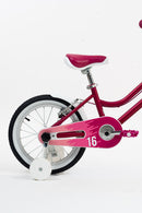 Bicicleta Infantil | Malulu | Rali | Aro 16 | Purpura | 105 a 120 cm | 4 a 6 años